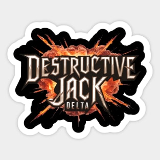 Jack Delta "Destructive" Sticker